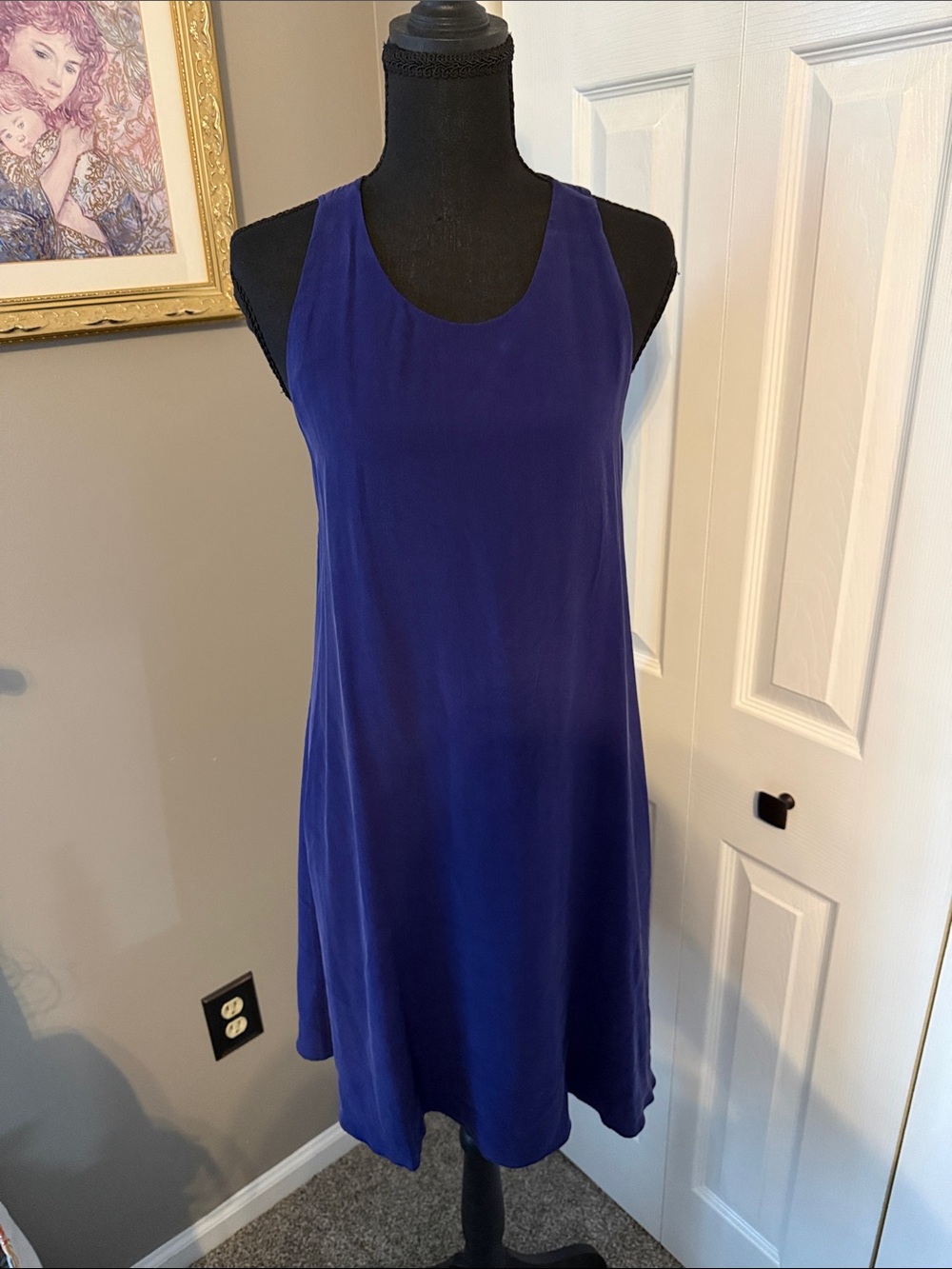 Silk mini dress